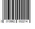 Barcode Image for UPC code 0013562002214