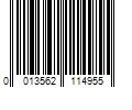 Barcode Image for UPC code 0013562114955