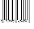 Barcode Image for UPC code 0013562474066