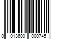 Barcode Image for UPC code 0013600000745