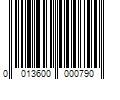 Barcode Image for UPC code 0013600000790