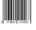 Barcode Image for UPC code 0013600010263