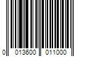 Barcode Image for UPC code 0013600011000