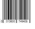 Barcode Image for UPC code 0013600749408