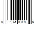 Barcode Image for UPC code 001361000098