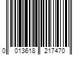 Barcode Image for UPC code 0013618217470