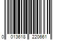 Barcode Image for UPC code 0013618220661