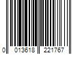 Barcode Image for UPC code 0013618221767