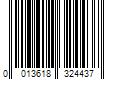 Barcode Image for UPC code 0013618324437