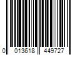 Barcode Image for UPC code 0013618449727