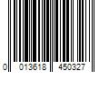 Barcode Image for UPC code 0013618450327