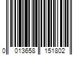 Barcode Image for UPC code 0013658151802