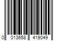 Barcode Image for UPC code 0013658419049