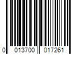 Barcode Image for UPC code 0013700017261