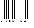 Barcode Image for UPC code 0013700113758. Product Name: Hefty Clear Heavy Weight Plastic Forks (300 ct.)