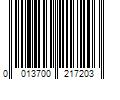 Barcode Image for UPC code 0013700217203