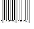 Barcode Image for UPC code 0013700222160