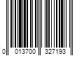 Barcode Image for UPC code 0013700327193