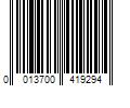 Barcode Image for UPC code 0013700419294