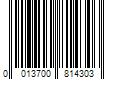 Barcode Image for UPC code 0013700814303