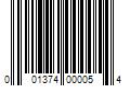 Barcode Image for UPC code 001374000054