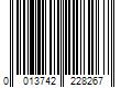 Barcode Image for UPC code 0013742228267