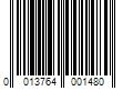 Barcode Image for UPC code 0013764001480