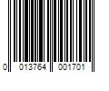 Barcode Image for UPC code 0013764001701