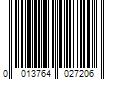 Barcode Image for UPC code 0013764027206