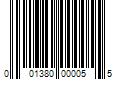 Barcode Image for UPC code 001380000055