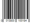 Barcode Image for UPC code 0013800100184