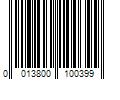 Barcode Image for UPC code 0013800100399