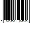 Barcode Image for UPC code 0013800102010