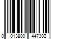 Barcode Image for UPC code 0013800447302