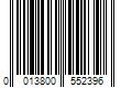 Barcode Image for UPC code 0013800552396