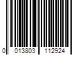 Barcode Image for UPC code 0013803112924