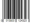 Barcode Image for UPC code 0013803124323