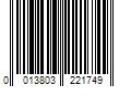 Barcode Image for UPC code 0013803221749