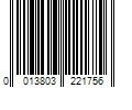 Barcode Image for UPC code 0013803221756