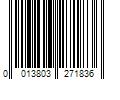 Barcode Image for UPC code 0013803271836