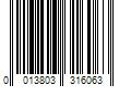 Barcode Image for UPC code 0013803316063