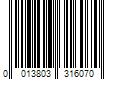 Barcode Image for UPC code 0013803316070