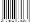 Barcode Image for UPC code 0013803316278