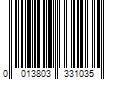 Barcode Image for UPC code 0013803331035