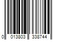 Barcode Image for UPC code 0013803338744