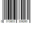 Barcode Image for UPC code 0013803339260