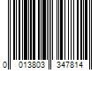 Barcode Image for UPC code 0013803347814