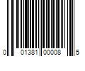 Barcode Image for UPC code 001381000085