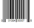 Barcode Image for UPC code 001384000075