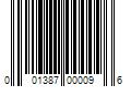 Barcode Image for UPC code 001387000096